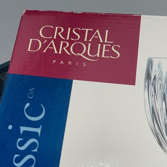 NWT Cristal D’Arques Set Of 4 Classic Goblet Wine Glasses - Picture 5 of 11